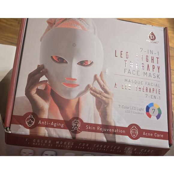 Pursonic 7 In 1 LED Light Mask New Light Therapy - Picture 1 of 3